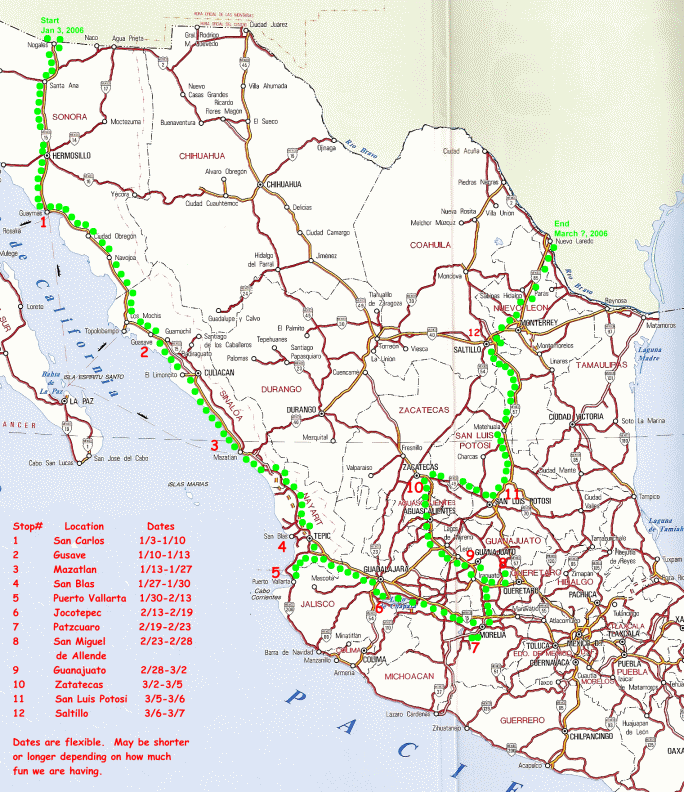 Mexico Itinerary