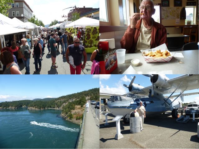 Art Fair, good eats, Deception Pass, PBY