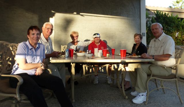 Gayle, Jim, Karen, Gordon, Libby, Mike