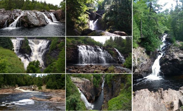 Lake Superior waterfalls