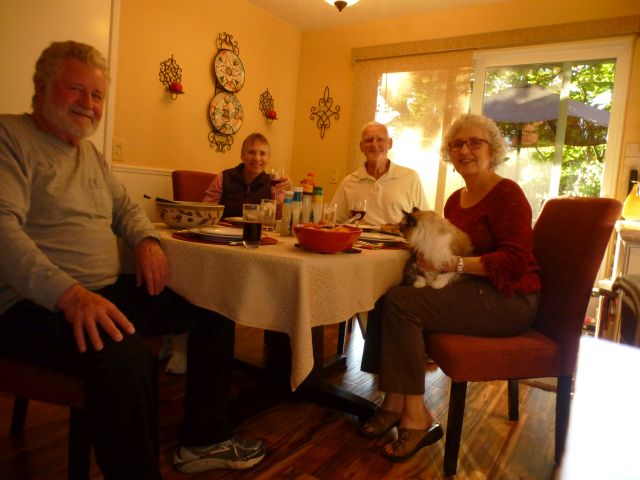 Robin, Gayle, Jim, Sharyl, Maya