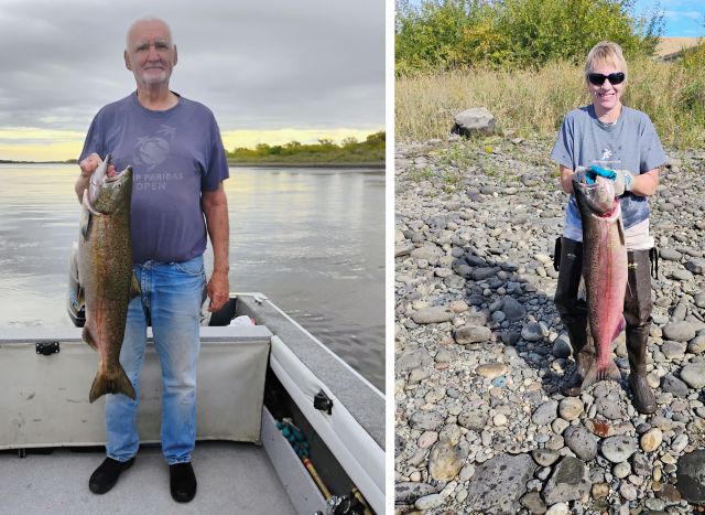 Jim and Gayle and Fish