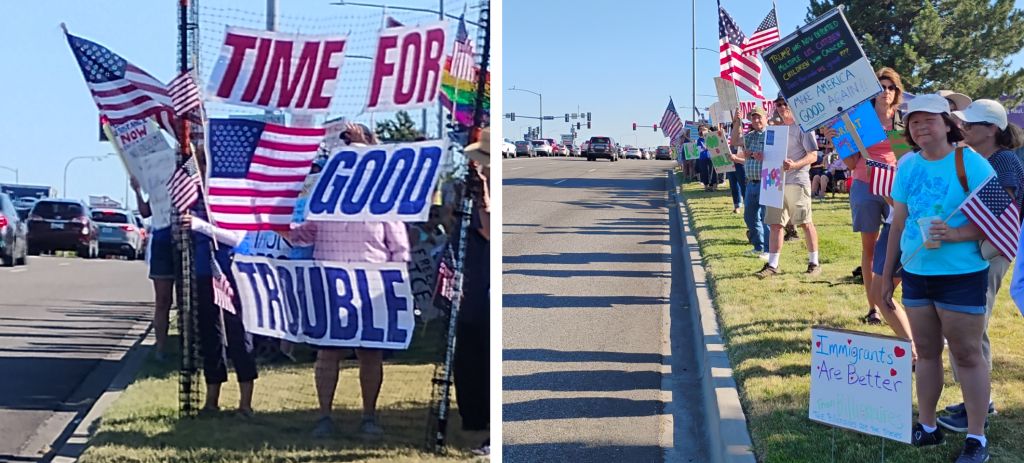 Good Trouble rally