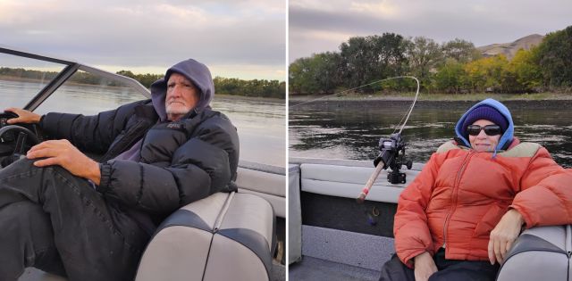 Jim and Gayle Fishing
